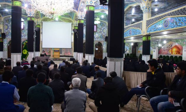 برگزاری هفتمین جلسه آموزش خادمیاری در بیت الرضا(علیه السلام) بافق