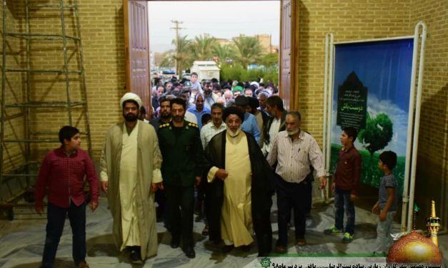 مراسم استقبال کاروان زیارتی پیاده امام رضا (ع)