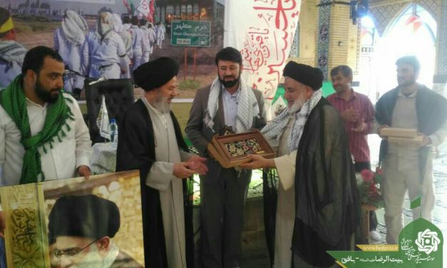 حضور  بنیان گذار کاروان پیاده در فیروزآباد فارس