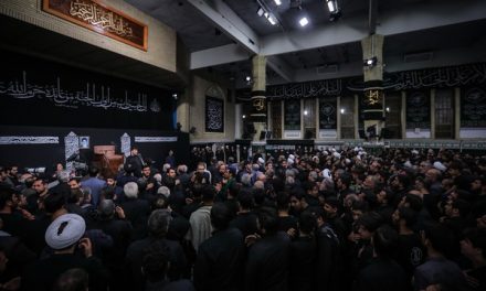 آخرین شب عزاداری درحسینیه امام خمینی(ره)