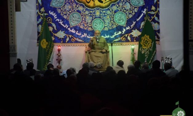گزارش تصویری از پنجمین شب(شب آخر) سخنرانی حجت‌الاسلام والمسلمین استاد حاج شیخ حسین انصاریان